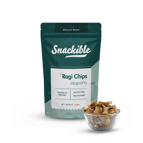 Snackible Jalapeno Ragi Chips
